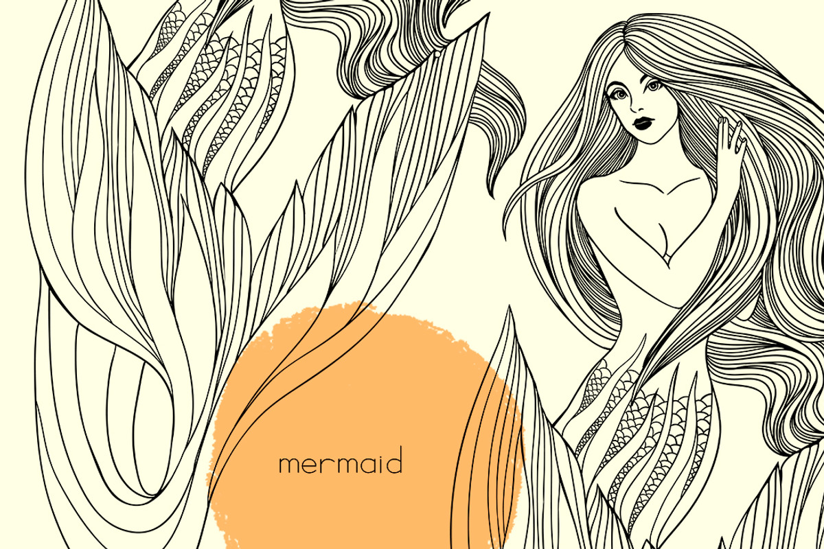 Hand-drawn Female portraits, an Illustration by Mandarinkas art (Photo 7 of 12)