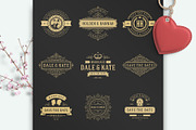 18 Wedding Logos and Badges, a Branding & Logo Template by Vasya Kobelev (Thumbnail 4 of 13)