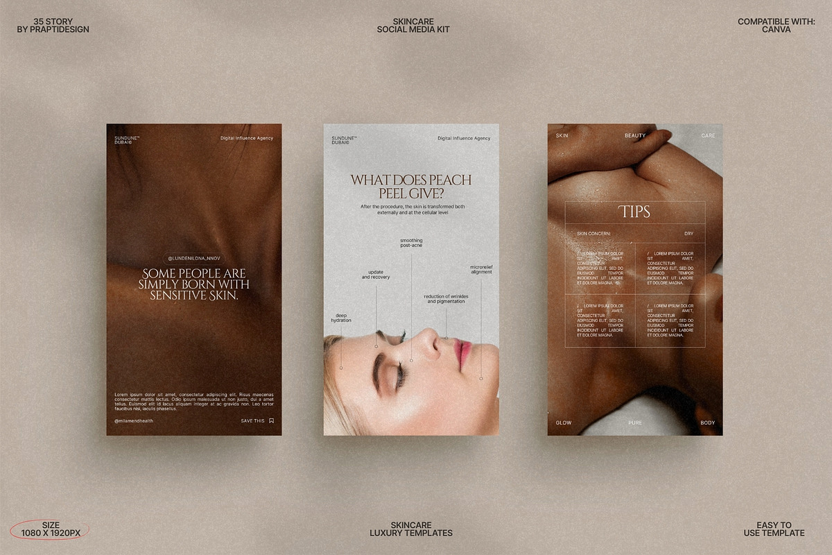 Skincare Instagram Story Kit preview 2
