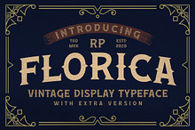 Florica - Vintage Display Font