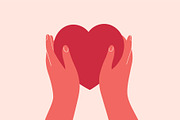 Give Love and Kindness!, a Healthcare Illustration by Mary Long (Thumbnail 2 of 3)