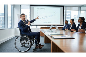 Man at Business Talk, a Business Photo by CREATIVEDEF