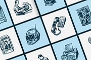 Vintage Communication Illustration, a Technology Illustration by Prosymbols (Thumbnail 5 of 10)