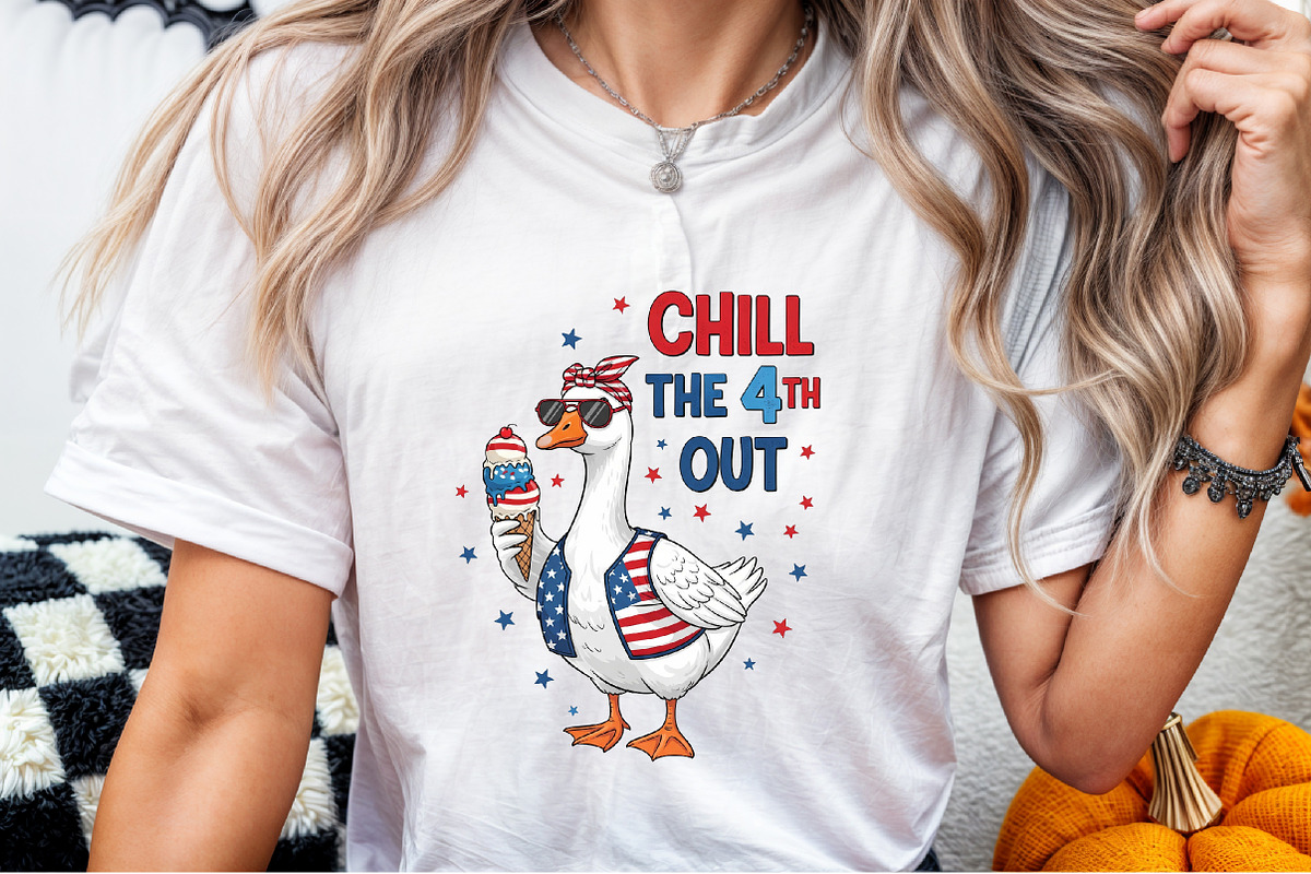 4th of July Goose Patriotic Chill th, an Illustration by Sublimation Artist (Photo 7 of 9)