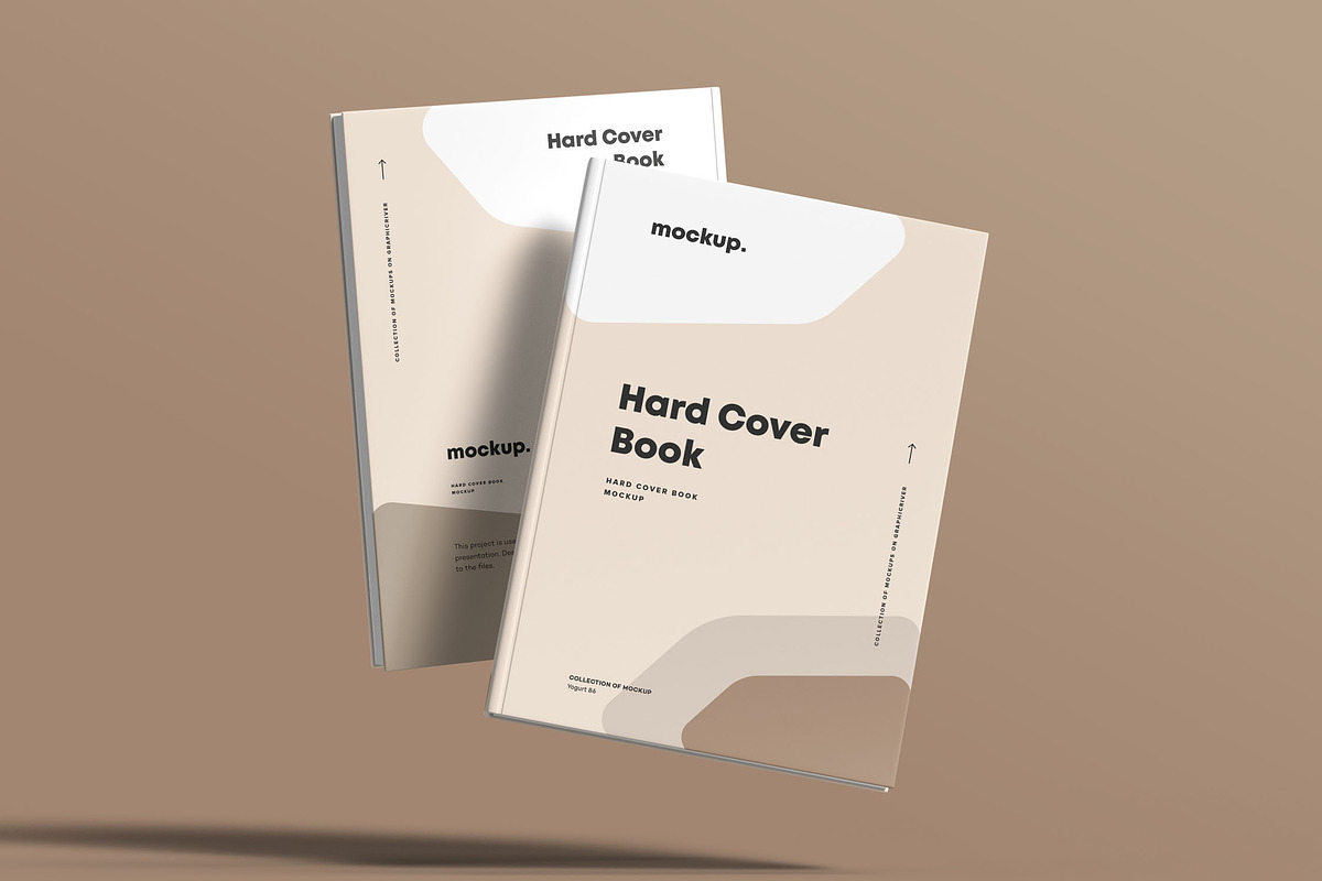Hard Cover Book Mock-up, a Books & Magazine Mockup by Yogurt86 (Photo 4 of 14)