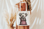 Funny Christmas Koala Clipart Bundle, an Illustration by Libby Wishes (Thumbnail 5 of 6)