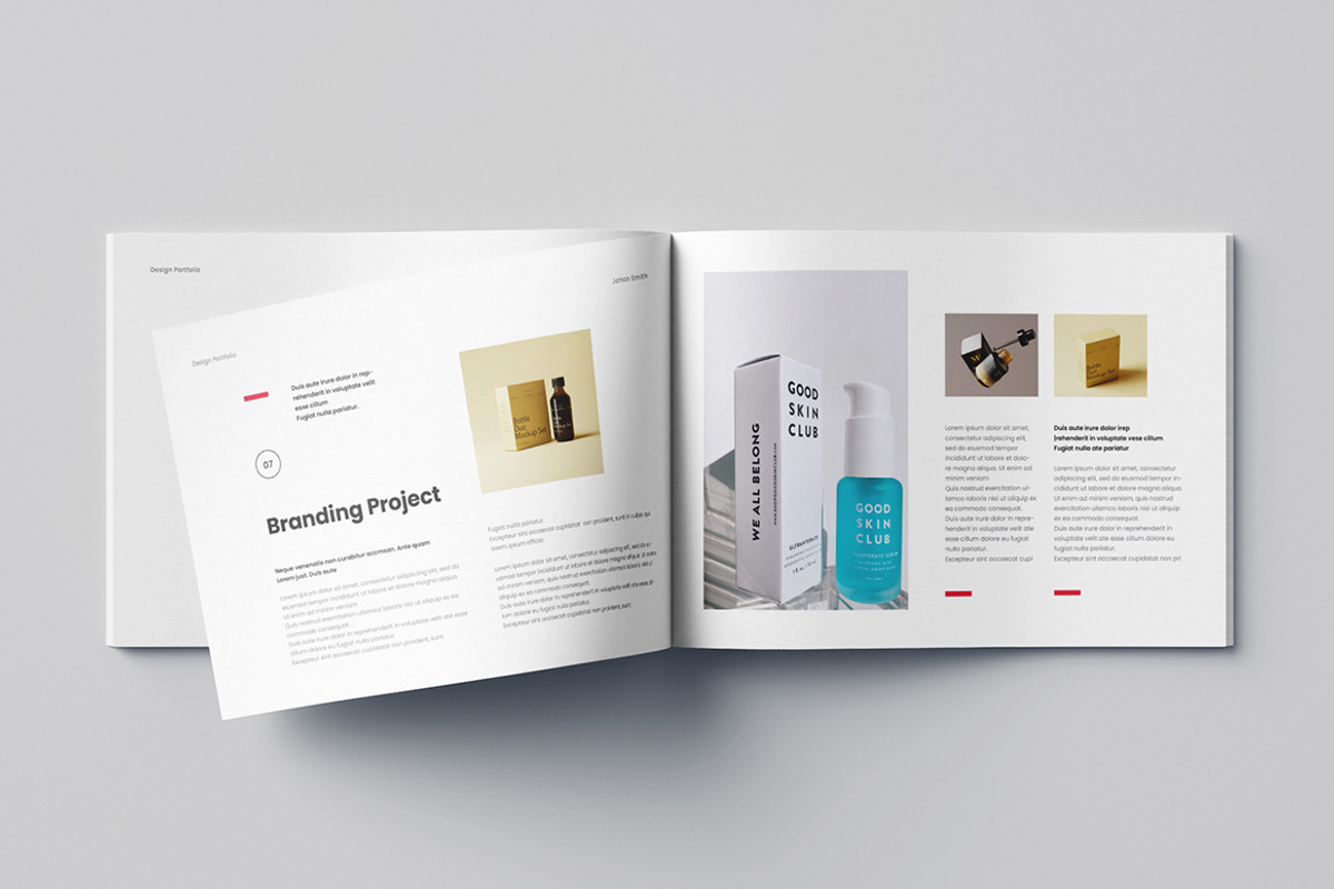 Works Portfolio Template | MS Word, a Brochure Template by HiveArts (Photo 7 of 9)