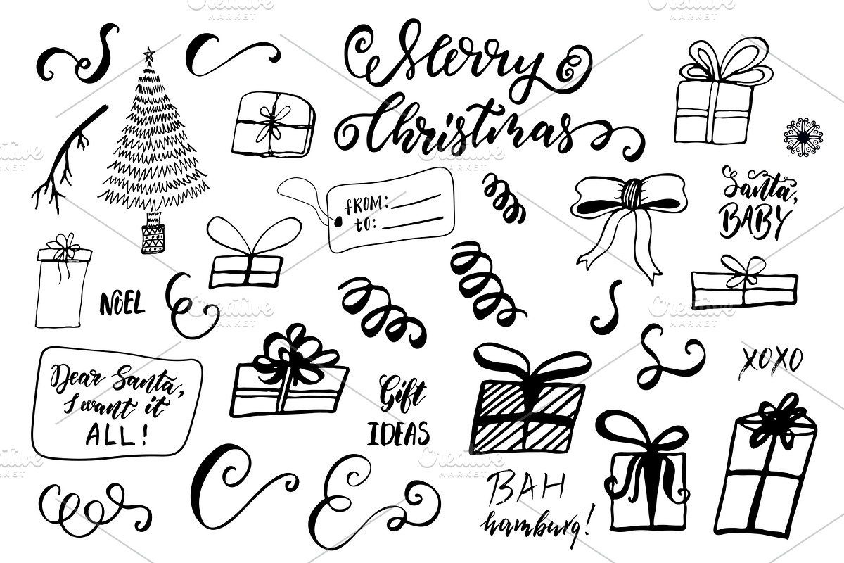 Christmas Procreate Stamp Brushes, a Brush Add-On by OlgaRom (Photo 14 of 16)