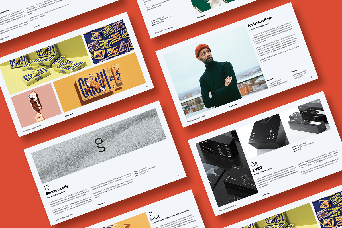 Portfolio Template, image size:1200x800