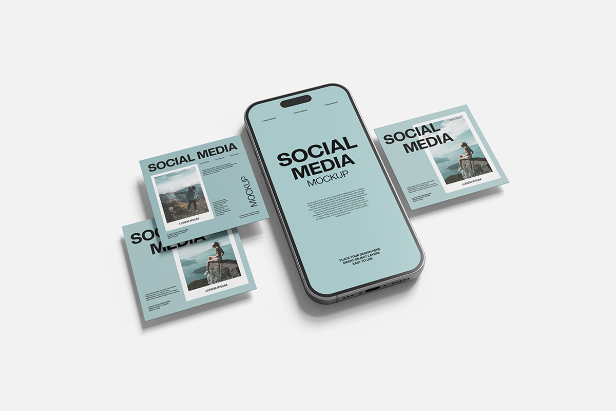 Social Media Mockup, a Product Mockup by Indah (Photo 2 of 6)