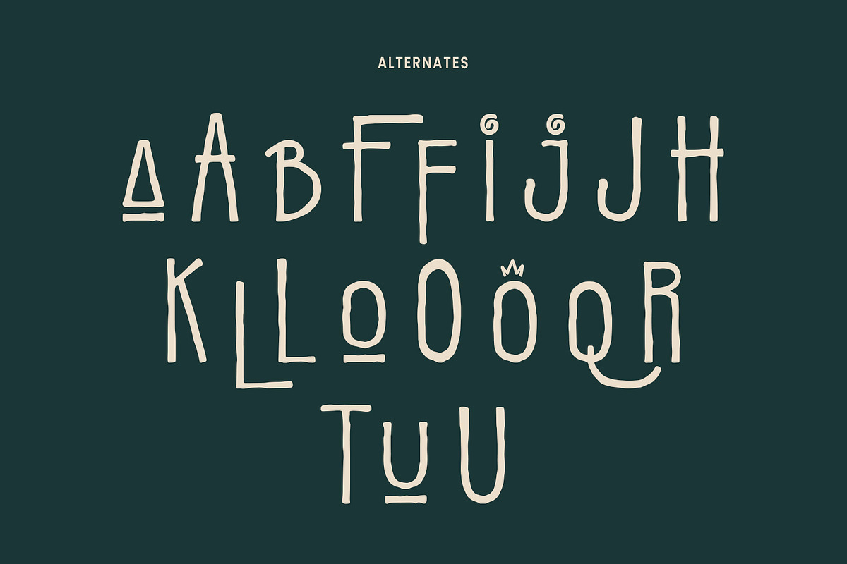 Hollien Stamp Sans Serif, a Sans Serif Font by Maulana Creative (Photo 6 of 8)