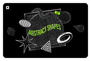 Abstract Shapes: 100 Design Elements, an Object Graphic by Samolevsky (Thumbnail 1 of 21)