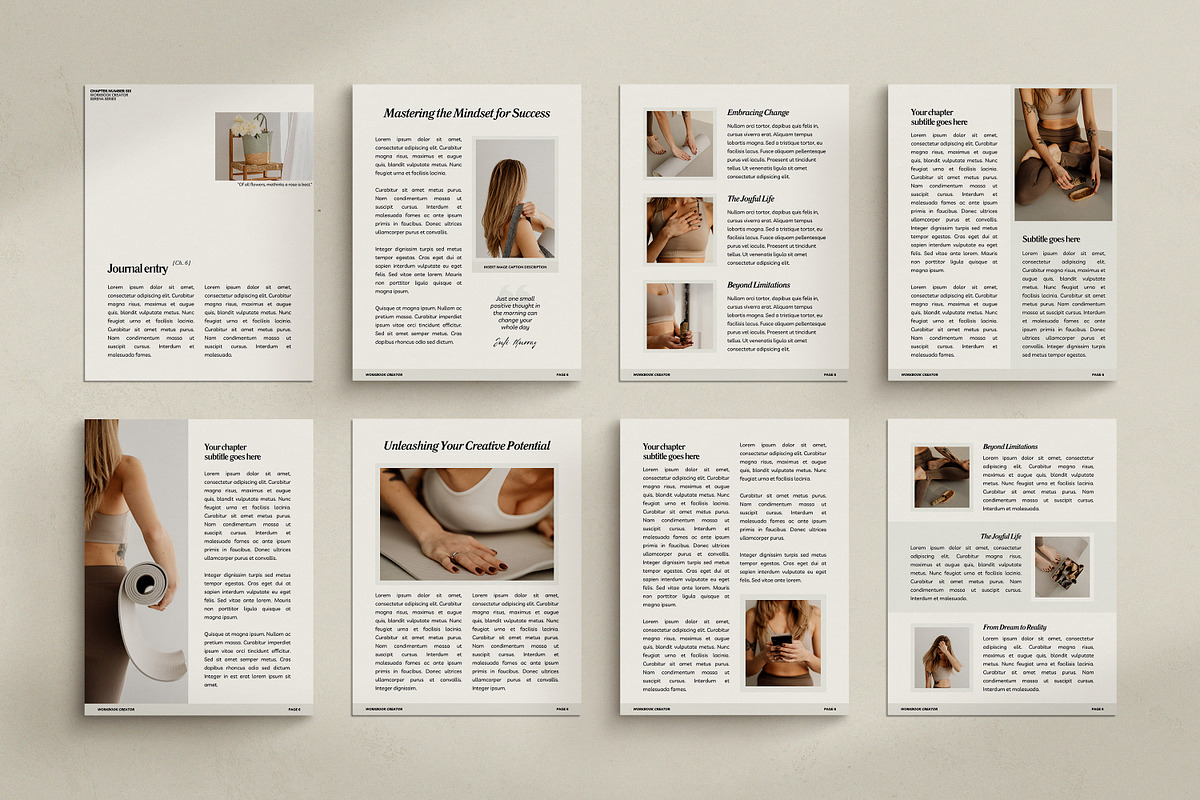 SERE / 2in1 Ebook & Workbook Kit, a Magazine Template by Wildnun Studio (Photo 24 of 45)