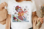 Faux Embroidery Whimsical Winter Sno, an Illustration by CrexoraLab (Thumbnail 4 of 4)