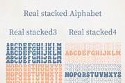 Spilt Stacked - Wave Bundle, a Serif Font by MaxArt Foundry (Thumbnail 8 of 13)