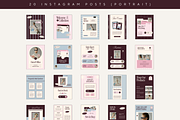 Modern Instagram Stories Posts Canva, a Social Media Template by Branding Babe Co. (Thumbnail 2 of 7)