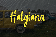 Holgiona, a Handwritten Font by Gatype (Thumbnail 1 of 15)