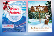 Winter Flyers Bundle, a Flyer Template by Krukowski Graphics (Thumbnail 2 of 3)