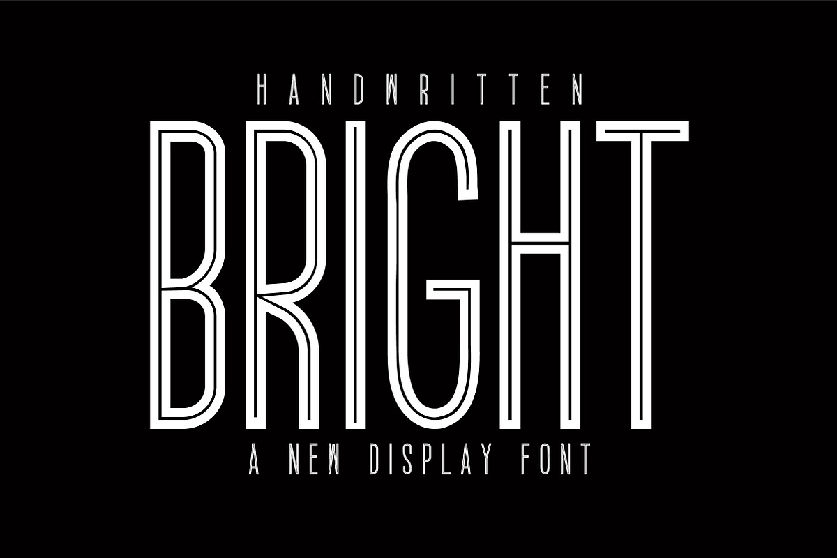 Bright, a Sans Serif Font by Mini_World (Photo 1 of 8)
