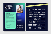 Hudson Speaker Sheet Canva Template, a Templates & Theme by Regent Parkette (Thumbnail 2 of 2)