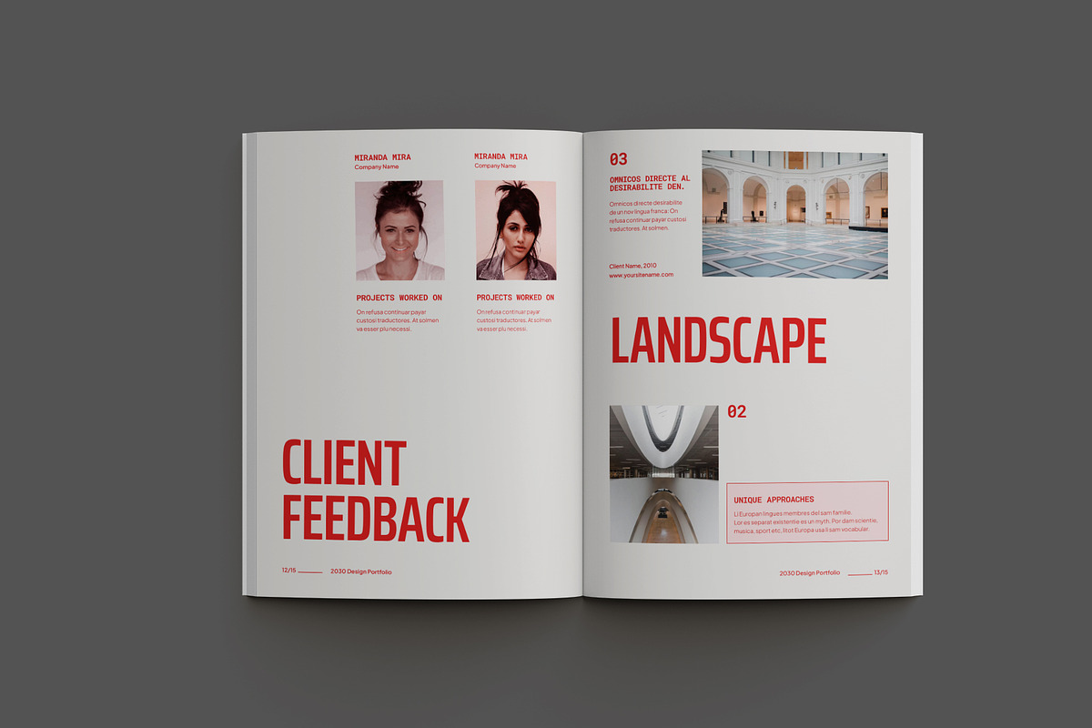 Clean Minimalist Portfolio preview 8