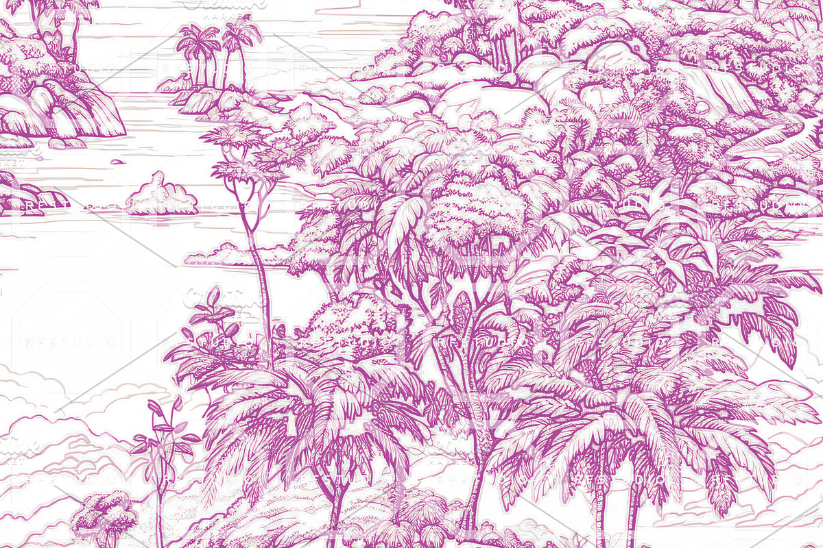 SUBLIME SCENERY. Seamless Bundle, a Texture Illustration by RefinedFantasyStudio (Photo 7 of 9)