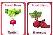 Kids Food Flash Cards, a Card Template by DigitalsDesigns (Thumbnail 3 of 4)