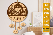 Newborn Baby Personalized Sign, an Object Graphic by OTVEY DESIGN (Thumbnail 3 of 13)