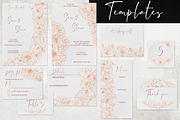 Peach fuzz wedding: Passionate poppy, a Stationery Template by MsFlaffy (Thumbnail 6 of 8)