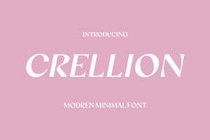 Crellion | Modern Serif Typeface