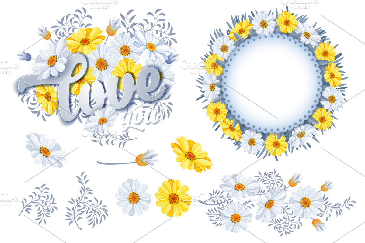 ✿ All about the daisies ✿, a Card Template by Vector beauty (Photo 5 of 5)