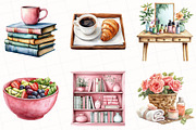 Girl Self Care Clipart, an Illustration by OK Design (Thumbnail 5 of 5)