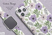 Periwinkle Inked Patterns & Motifs, a Pattern Graphic by Zeesi Design Garden (Thumbnail 8 of 9)