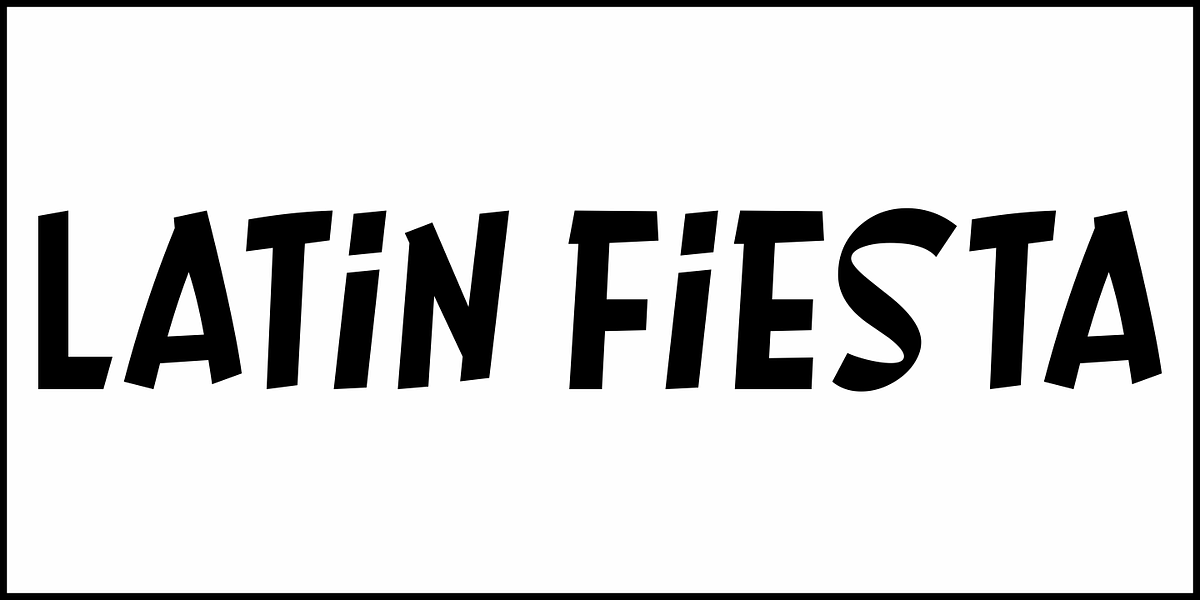 Latin Fiesta JNL, a Sans Serif Font by Jeff Levine Fonts (Photo 2 of 5)