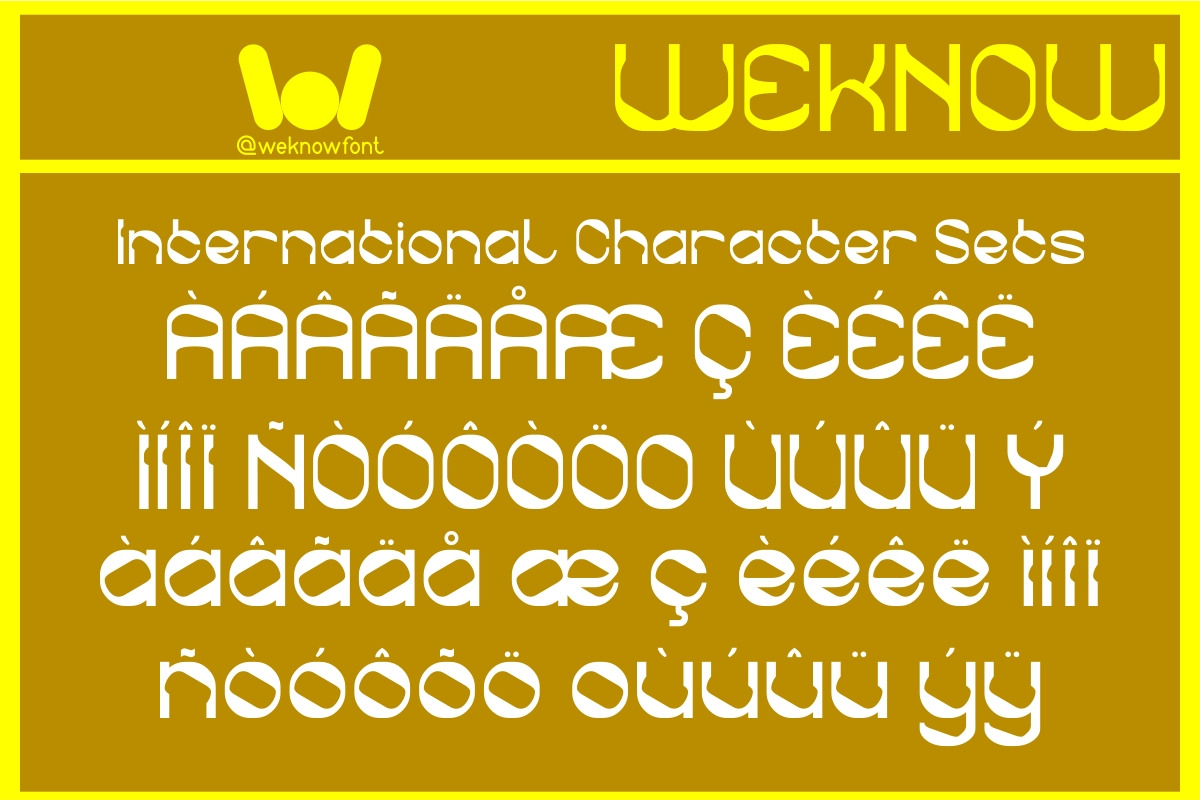 Mind Shift font, a Font by weknow (Photo 8 of 8)