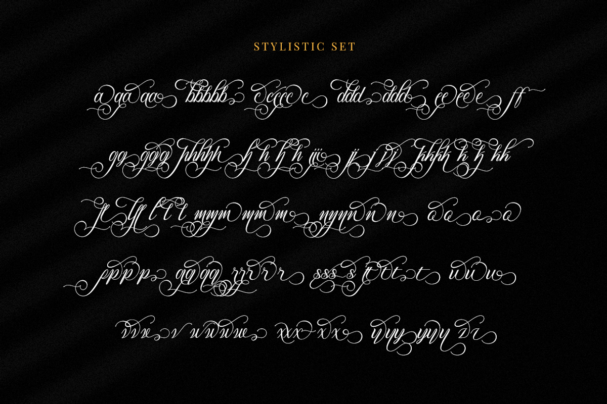 Memorable Romantic Calligraphy Font, a Script Font by RockboyStd (Photo 10 of 12)