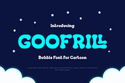 Goofrill  - Cartoon Display Font, a Handwritten Font by twinstd (Thumbnail 1 of 9)