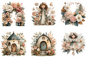 Magical Garden Fairies Clipart, an Illustration by Sublimation Artist (Thumbnail 5 of 7)