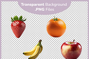 Fruits - Photorealistic Stock Bundle, a Food Illustration by Digital Dreamscaping (Thumbnail 2 of 4)