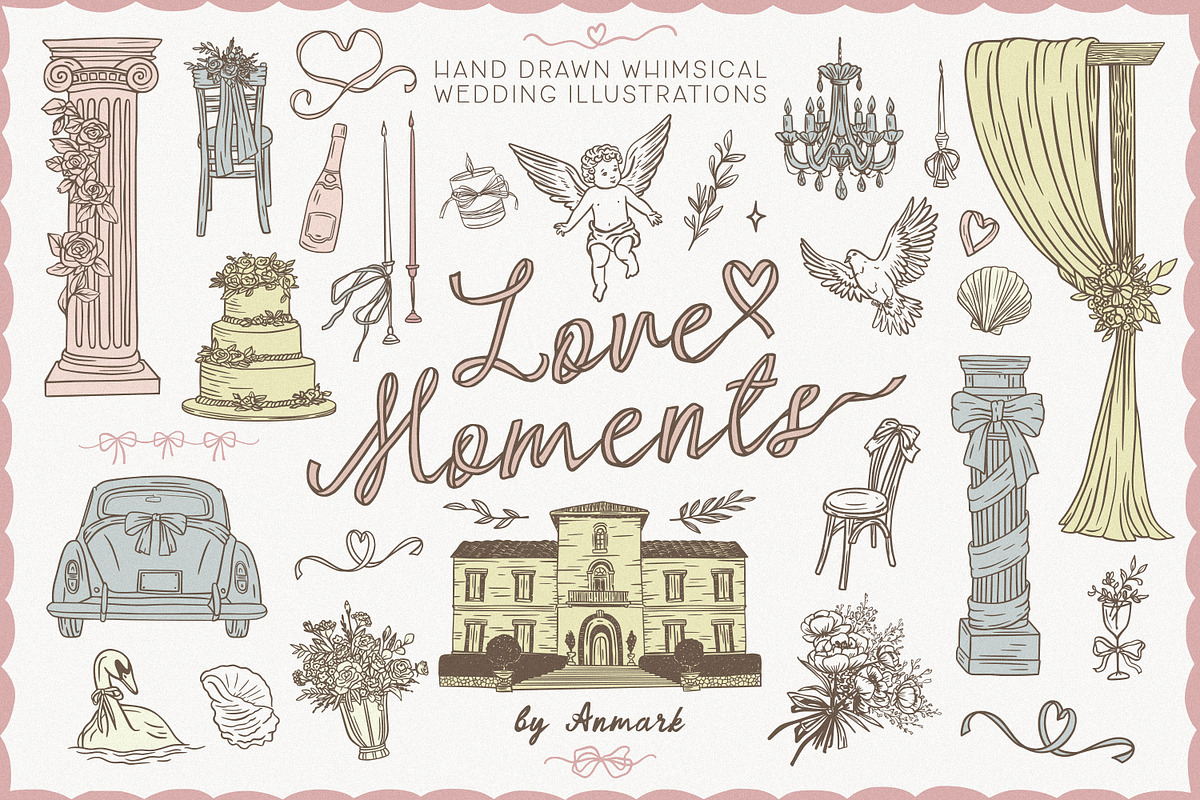 Lovely Moments – Elegant Wedding Art, an Object Graphic by AnMark (Photo 1 of 21)