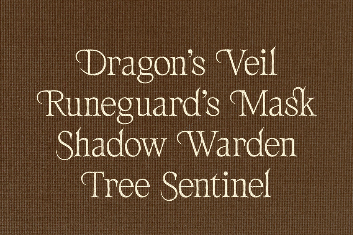AV Galveria - Display Serif Font, a Serif Font by Uncarving (Photo 17 of 20)