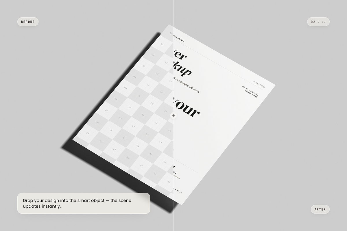 US Letter Flyer Mockup, an Advertising Mockup by Toasin Studio (Photo 2 of 7)