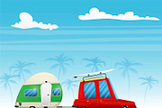 Travel camp, an Illustration by mihail.ridkous (Thumbnail 3 of 3)