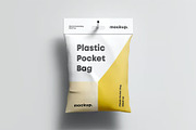 Plastic Pocket Bag Mock-up, a Packaging Mockup by zippypixelstudio (Thumbnail 4 of 8)