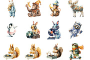 Quirky Funny Animals Sublimation, an Illustration by Designking (Thumbnail 3 of 4)