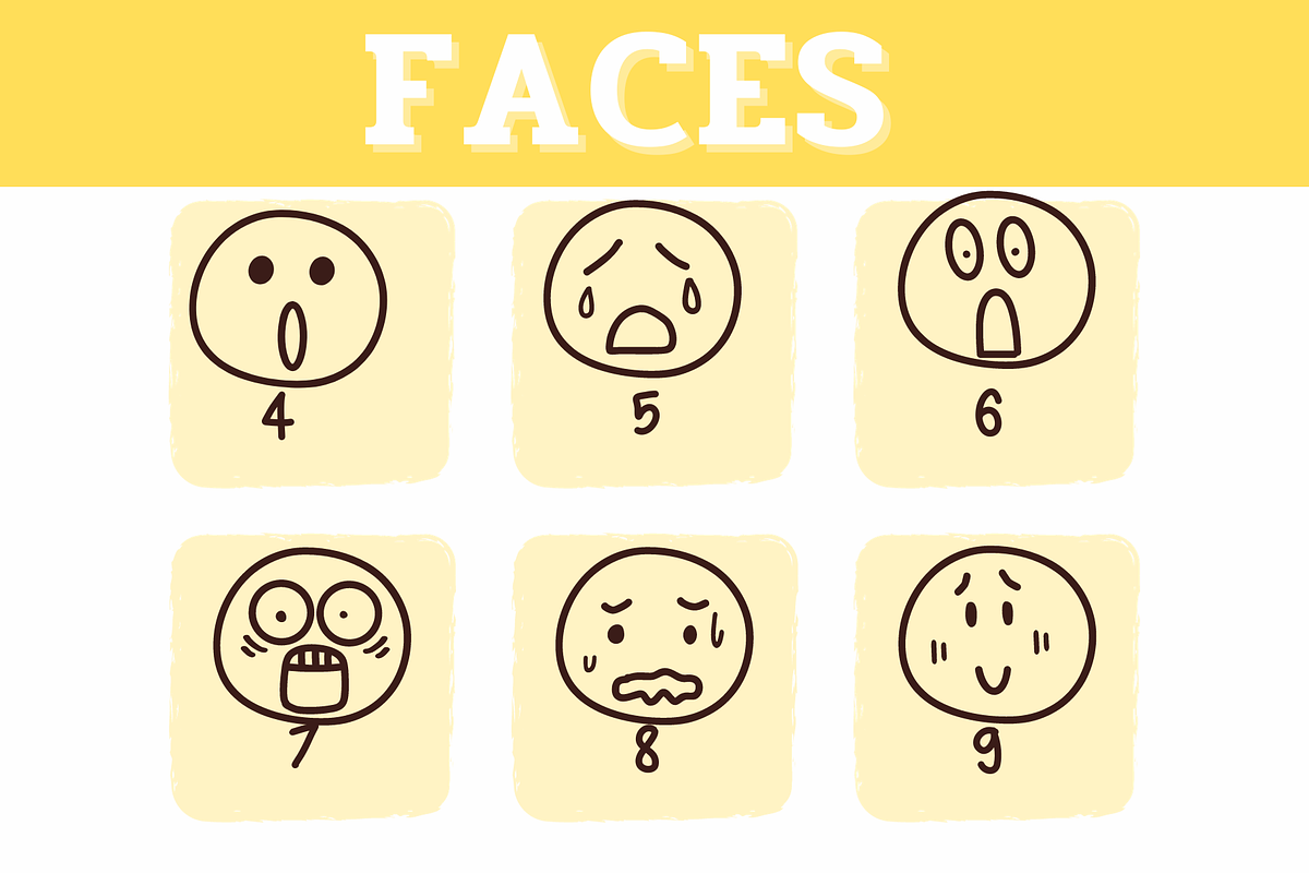 Faces, a Symbol Font by Sirinart