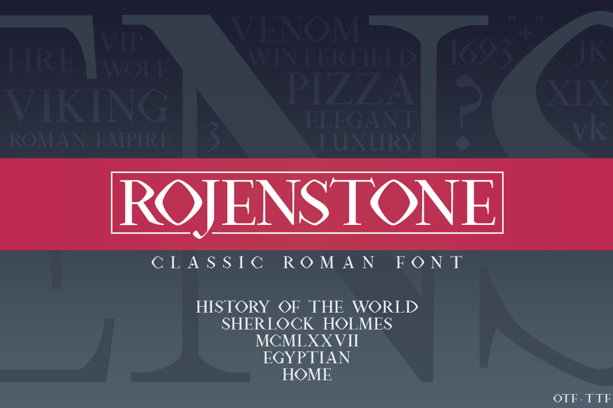 Rojenstone Font