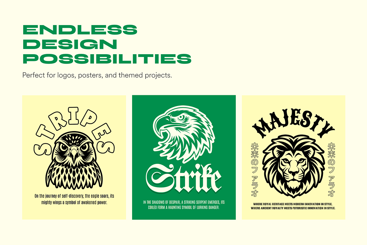 Animals and Birds Glyph Icon Set, a Solid Icon by Creative Stall (Photo 2 of 8)