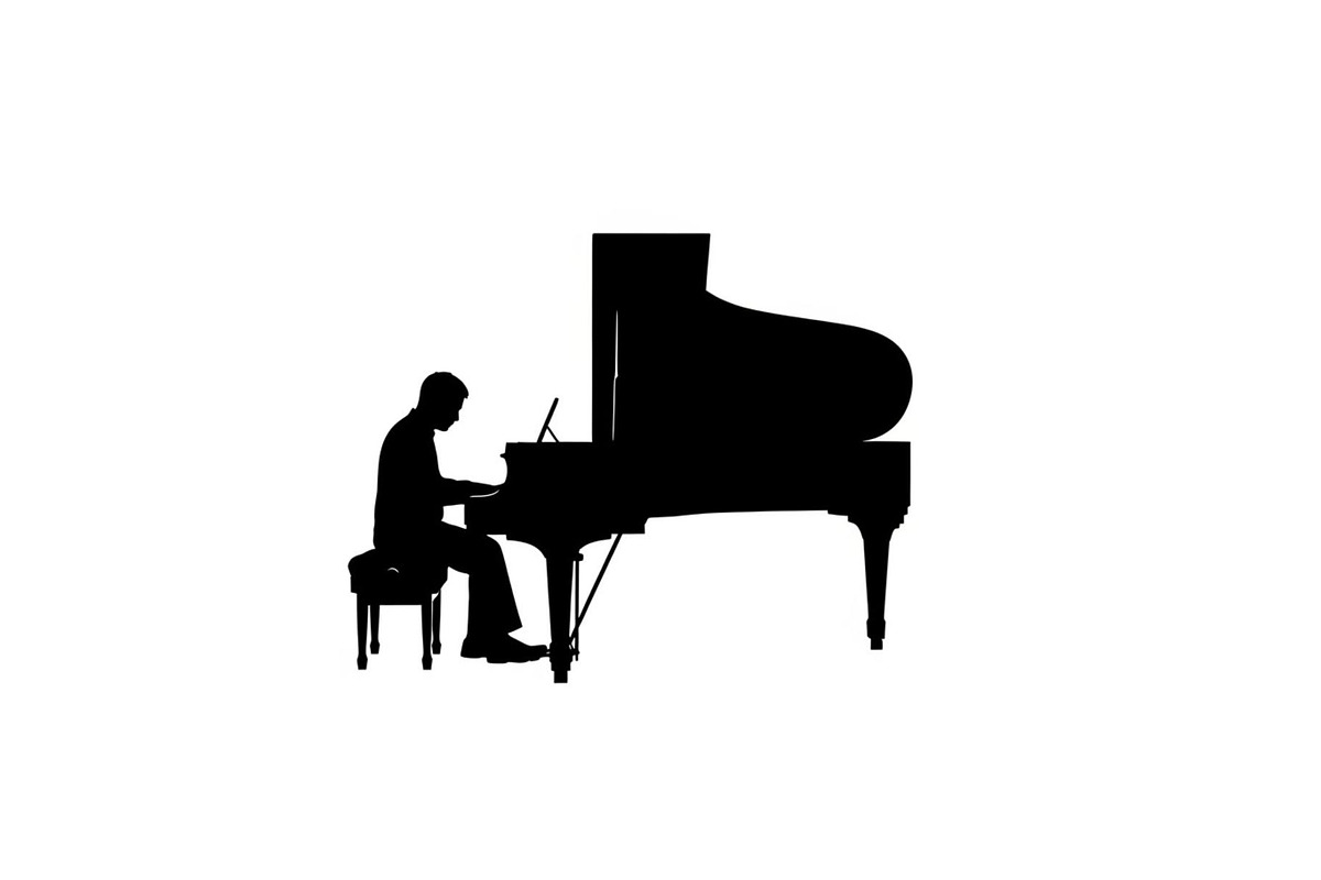 Piano Player Silhouette Vector Bundl, an Illustration by jahid234 (Photo 13 of 20)