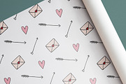 Valentine seamless patterns set, a Pattern Graphic by Swetsol (Thumbnail 6 of 10)